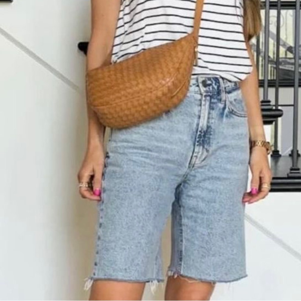 Kensie Light Blue Jean Shorts for Women